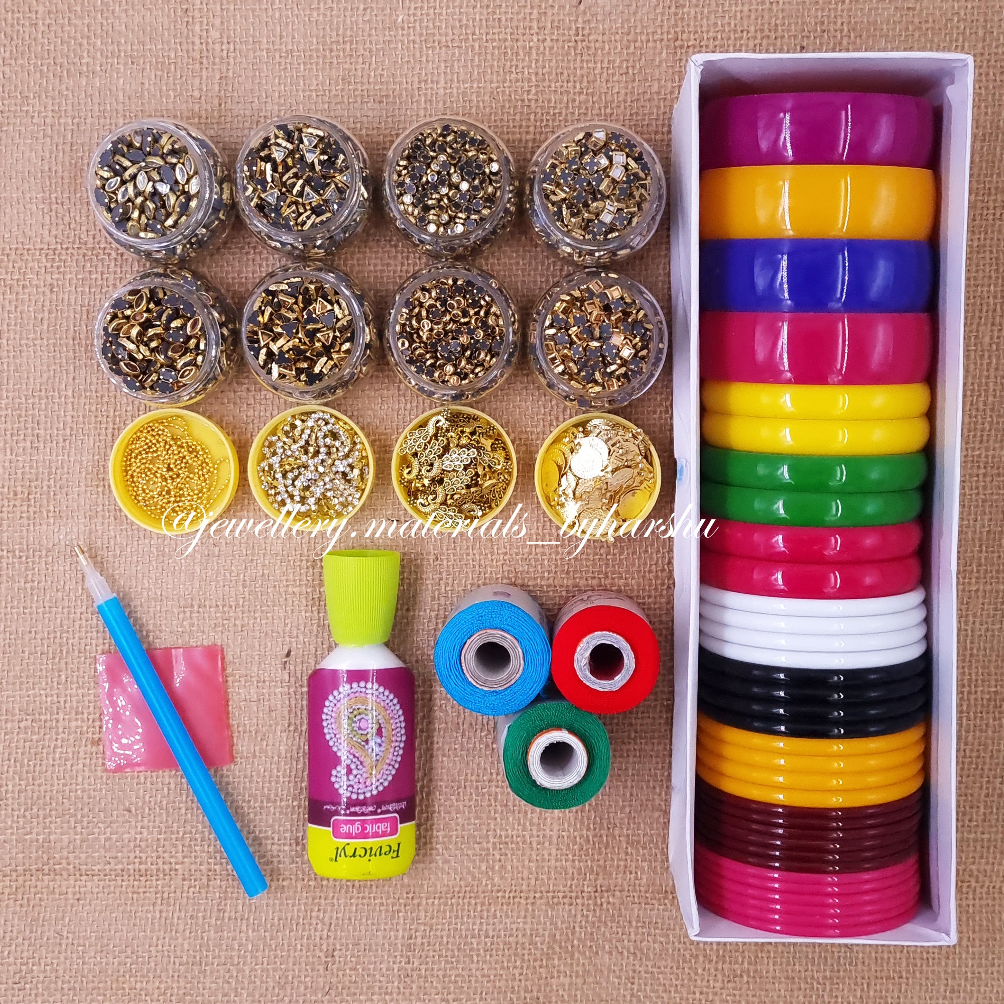 Silk Thread Bangles Making Basic Kit – Harshu's Craft Store