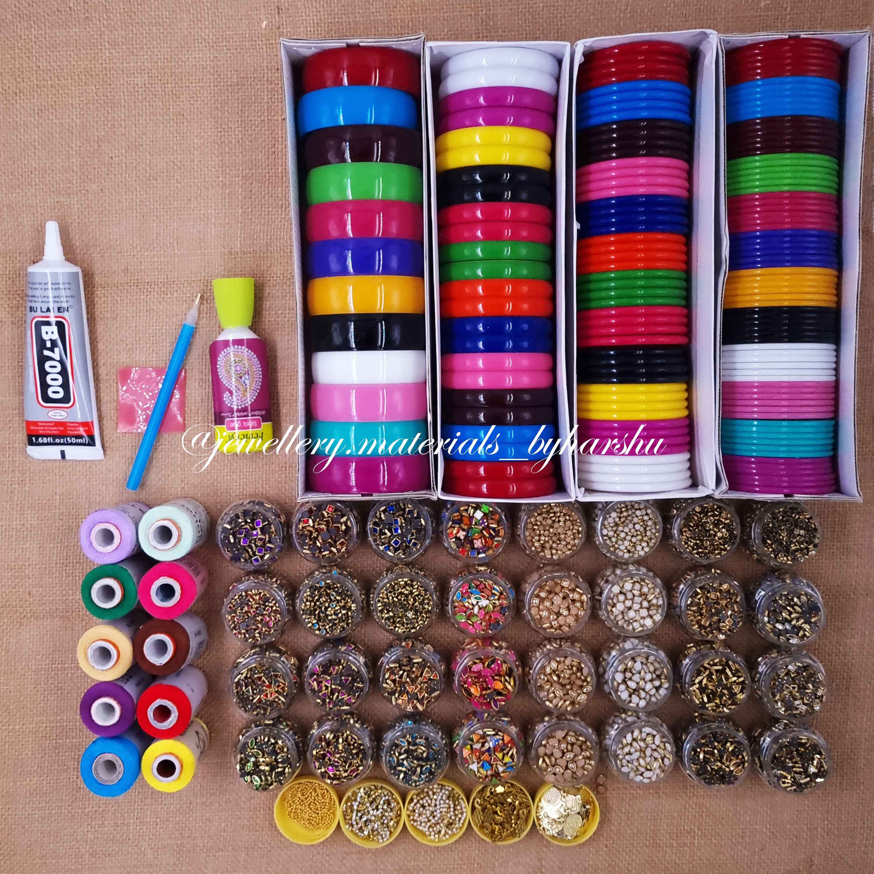 Silk Thread Bangles Making Beginner Kit