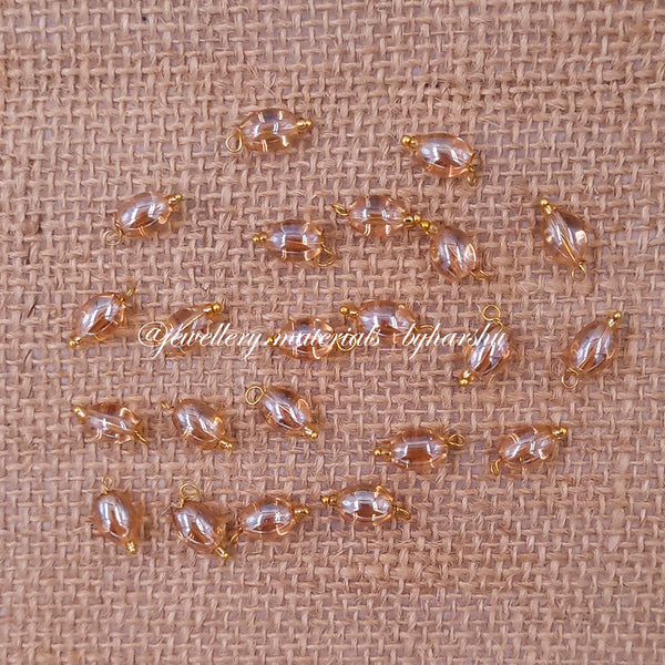 10MM Oval Hanging Beads(Gold)