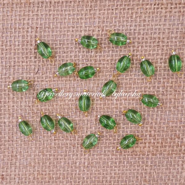 10MM Oval Hanging Beads(Light Green)