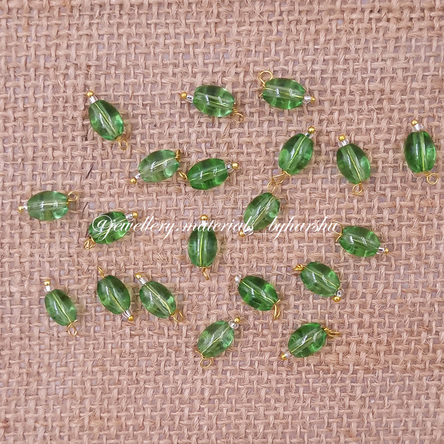 10MM Oval Hanging Beads(Light Green)