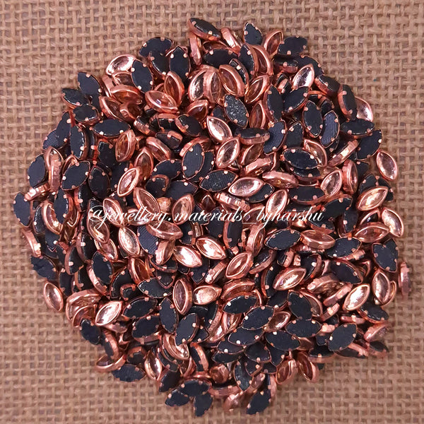 8K Eye Gloss Color Kundan - Rose Gold
