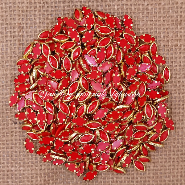 Eye 8K Matt Color Kundan - Red