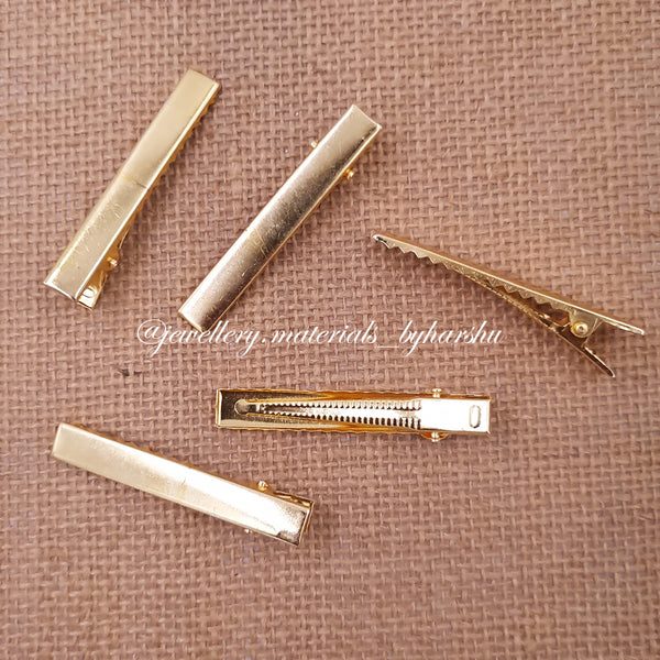 Alligator Clip Gold 5.5CM