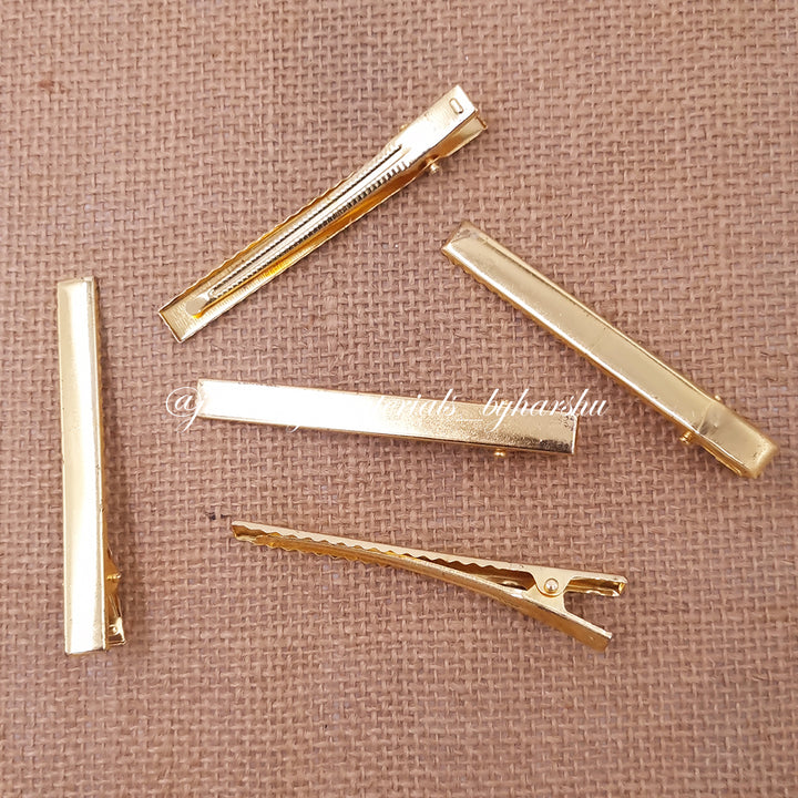 Alligator Clip Gold 7.5CM