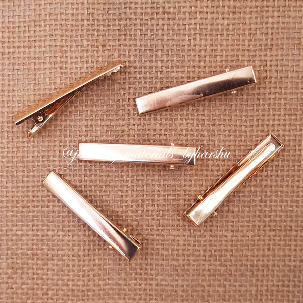 Alligator Clip Rose Gold 4.5CM