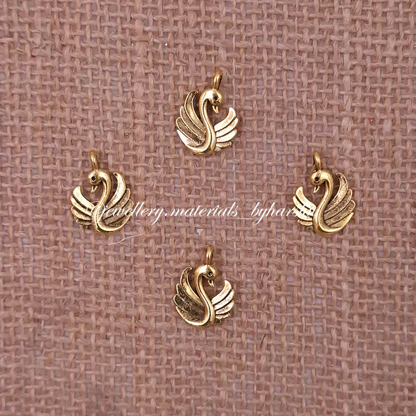 13MM Antique Swan Charms
