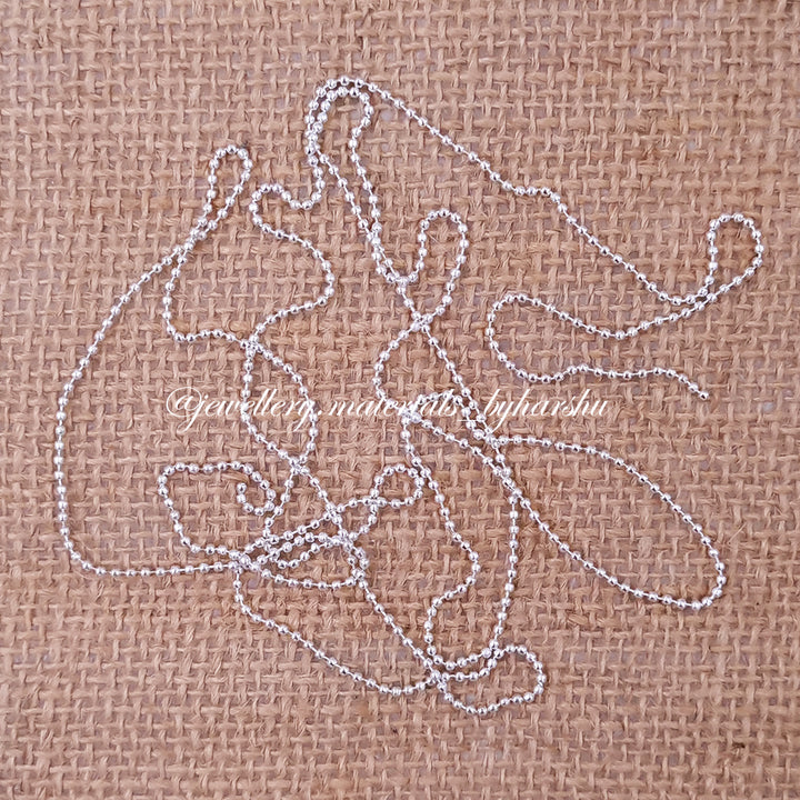 Silver Ball Chain