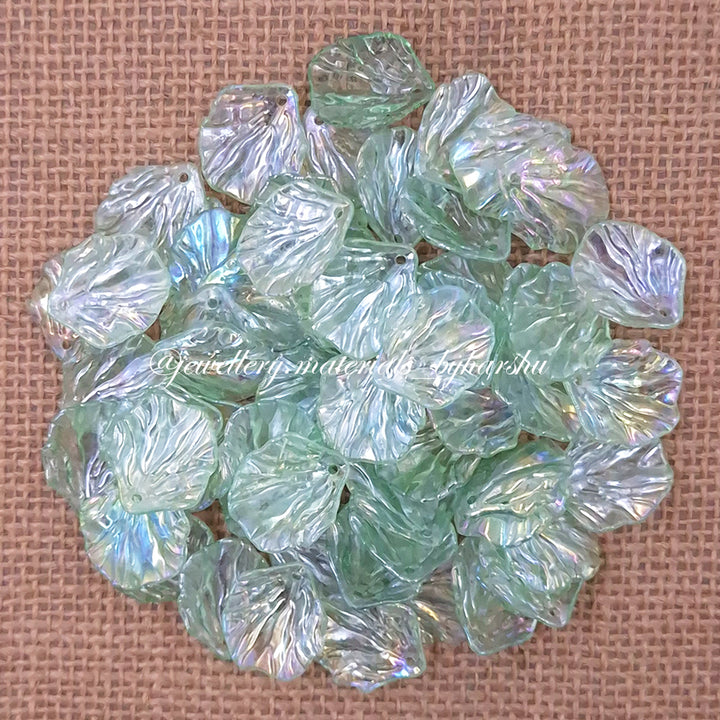 20 x 15 MM Transparent Leaf Brooch Shells – Harshu's Craft Store
