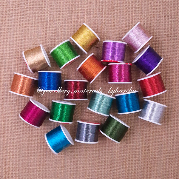 20 Colors Zari Thread
