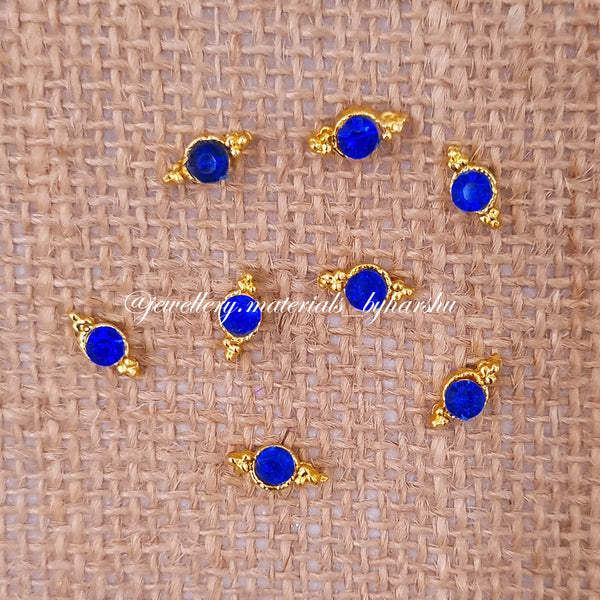 5MM Round Charms (Dark Blue)