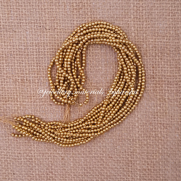 Copper Round Beads (12 Lines)