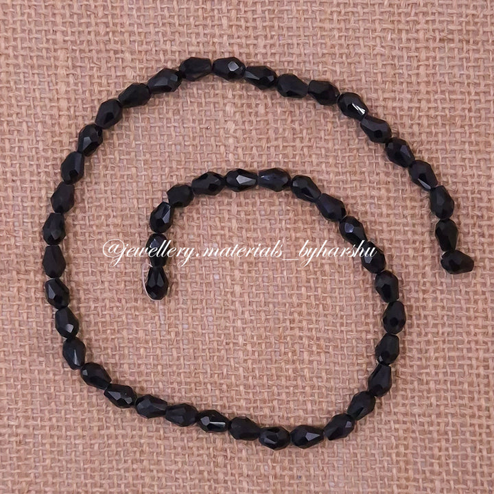 6x8MM Drop Crystal Beads