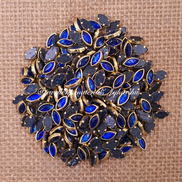 8K Eye Gloss Color Kundan - Dark Blue Color