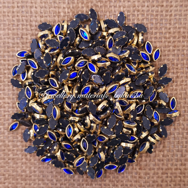 6K Eye Gloss Color Kundan - Dark Blue Color