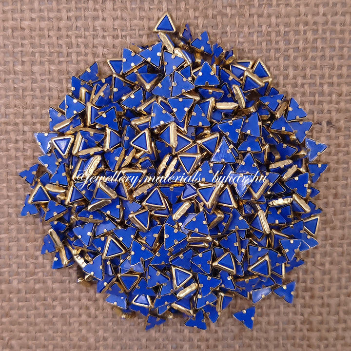 Triangle 3x3T Matt Color Kundan - Dark Blue