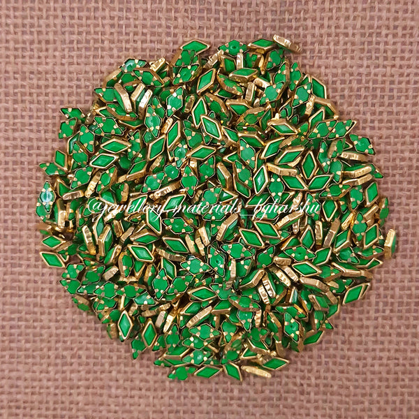 Diamond 8x4B Matt Color Kundan - Dark Leaf Green