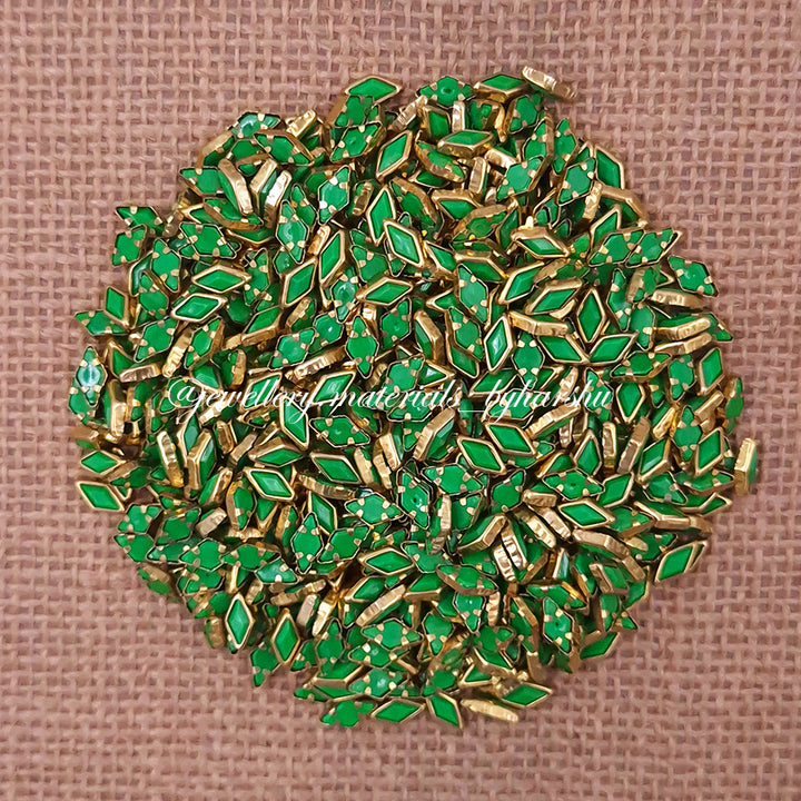 Diamond 8x4B Matt Color Kundan - Dark Leaf Green