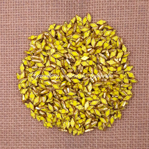 Diamond 8x4B Matt Color Kundan - Yellow
