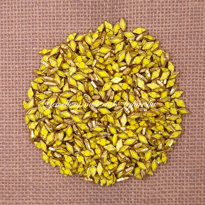 Diamond 8x4B Matt Color Kundan - Yellow