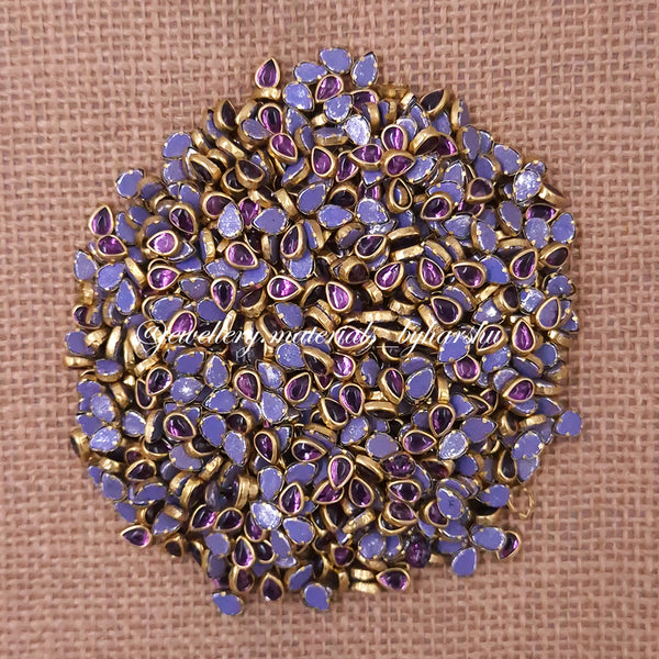 Drop 6x4P Gloss Color Kundan - Light Purple