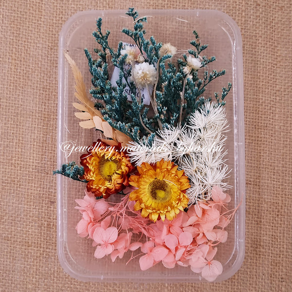 Dry Flower Box for Resin Art (Light Pink Color)