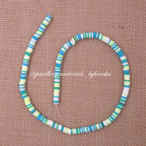 6MM Polymer Clay Fimo Beads (Green Shade)