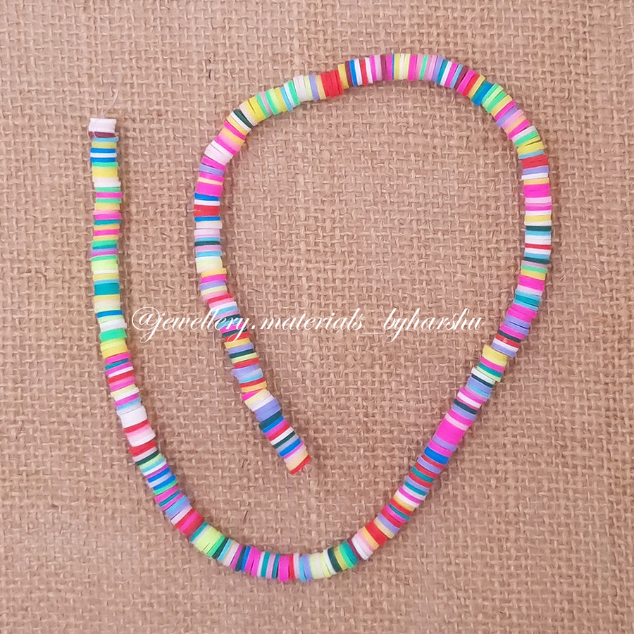 6MM Polymer Clay Fimo Beads (Mixed Colors)