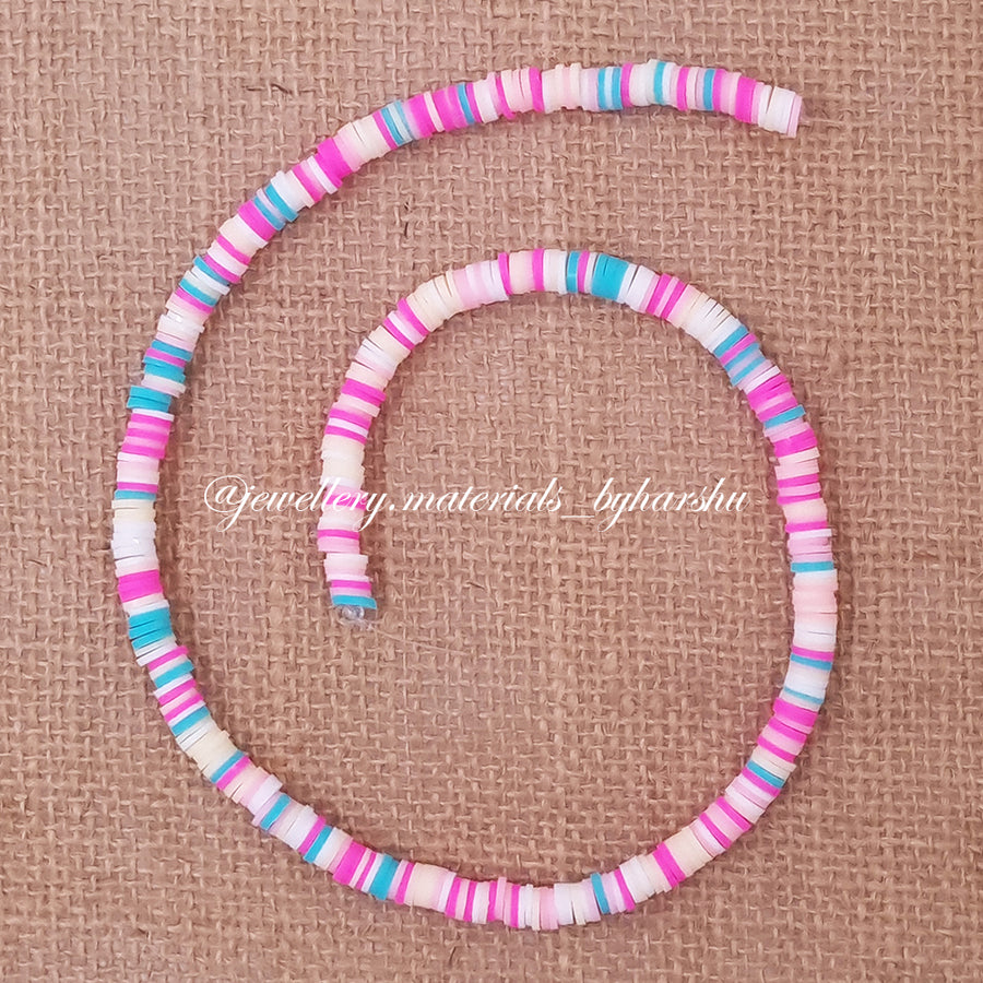 6MM Polymer Clay Fimo Beads (Mixed Colors)