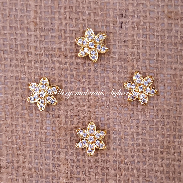 12MM White Flower Charms (1 Piece)