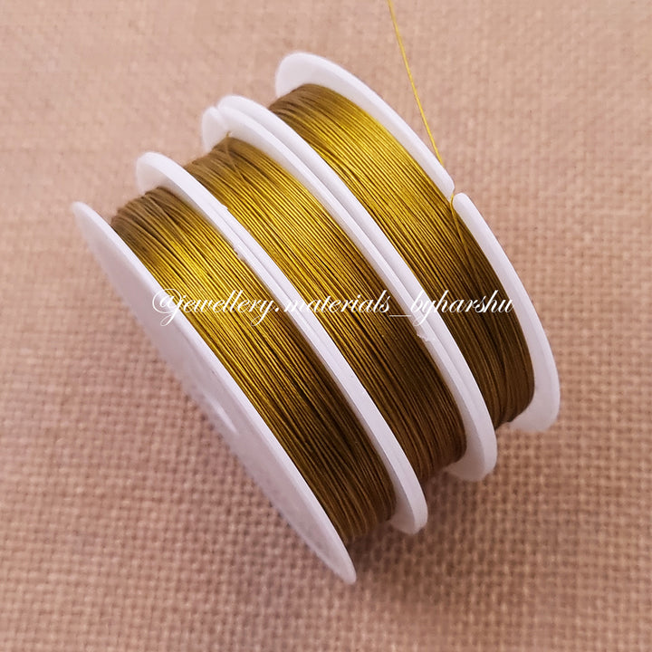 gear wire Gold Gear Wire(1 Piece) – Harshu's Craft Store