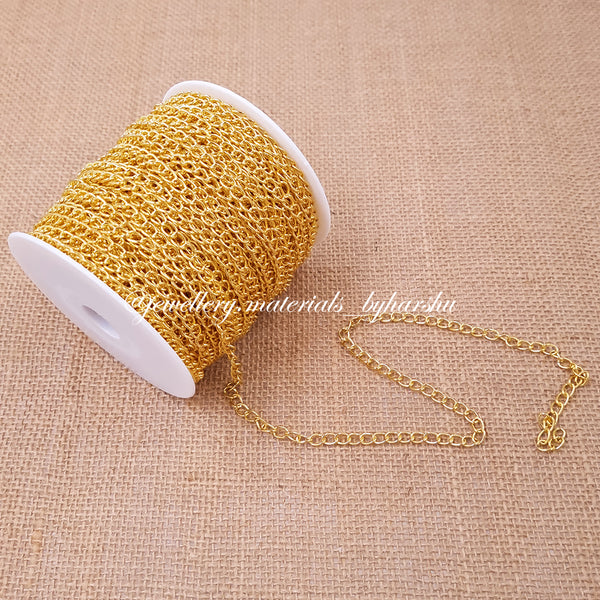 Gold Metal Link Chain (10MM)