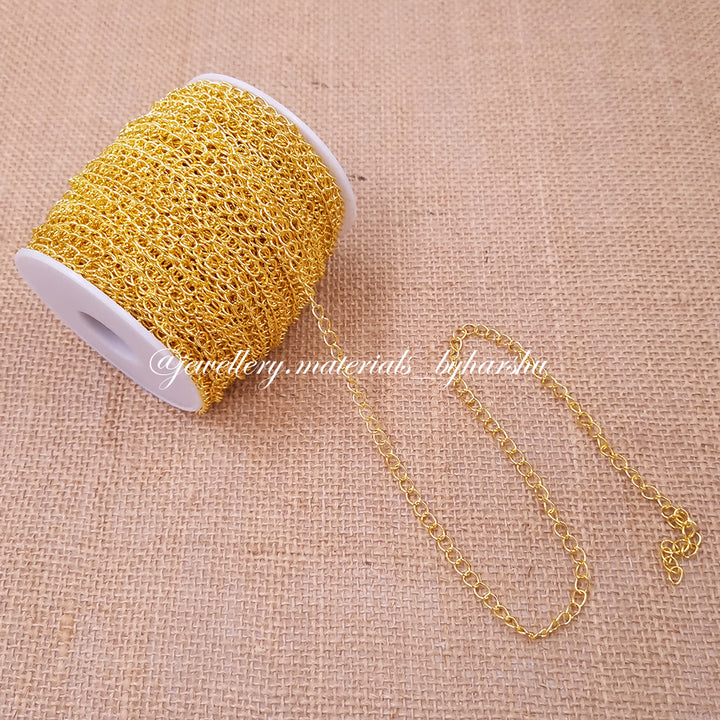 Gold Metal Link Chain (0.8MM)