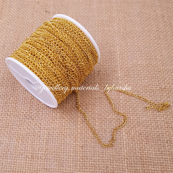 Gold Metal Link Chain (0.7MM)