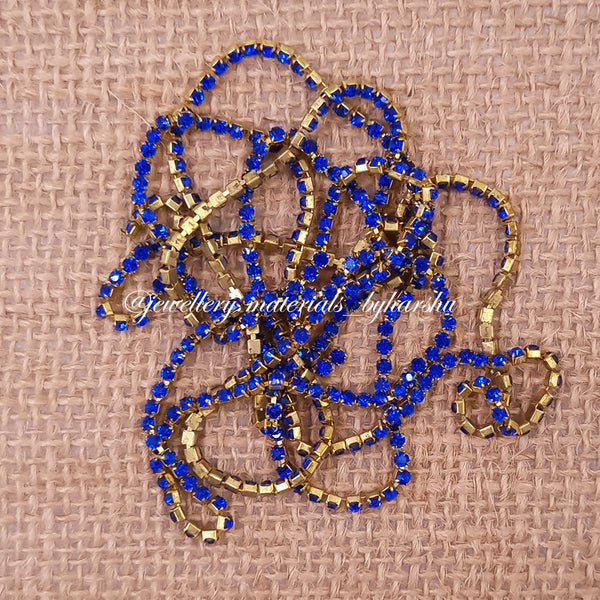 Stone Chain - Dark Blue Color