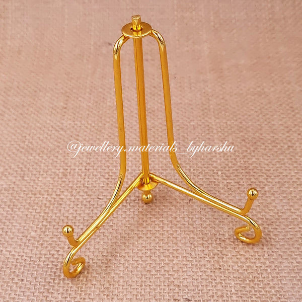 4 Inch Gold Foldable Metal Stand