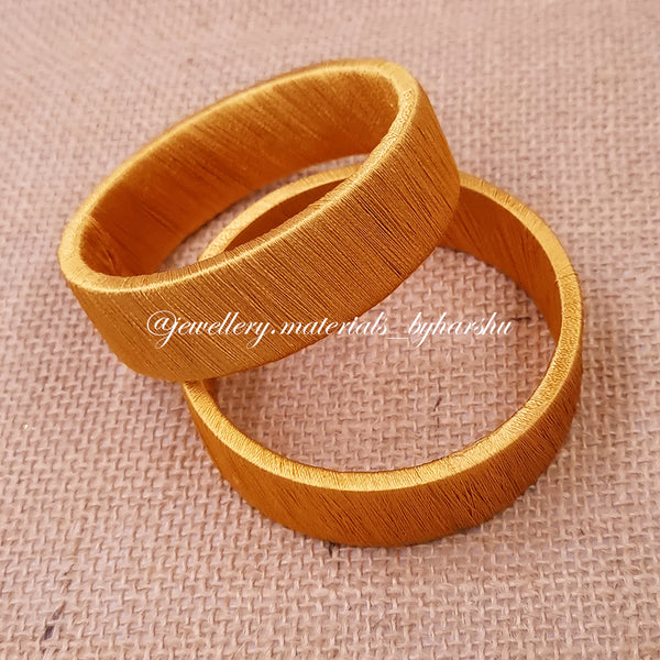 Flat Wrapped Bangles 1 Cut (Gold)