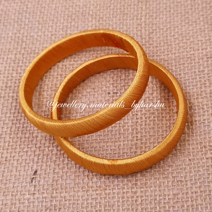 Round Wrapped Bangles 2 Cut (Gold)