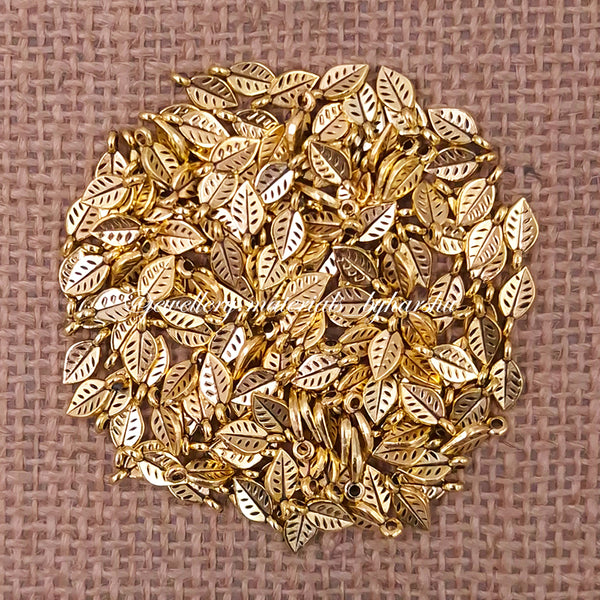 7 x 5MM Antique Leaf Charms