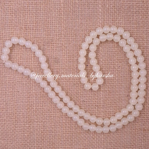 8MM Jelly Beads - Cream Color