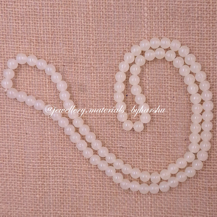 8MM Jelly Beads - Cream Color