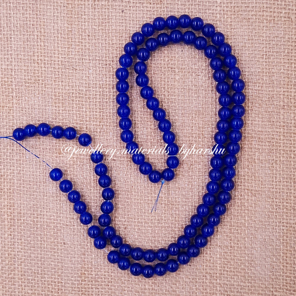 8MM Jelly Beads - Dark Blue