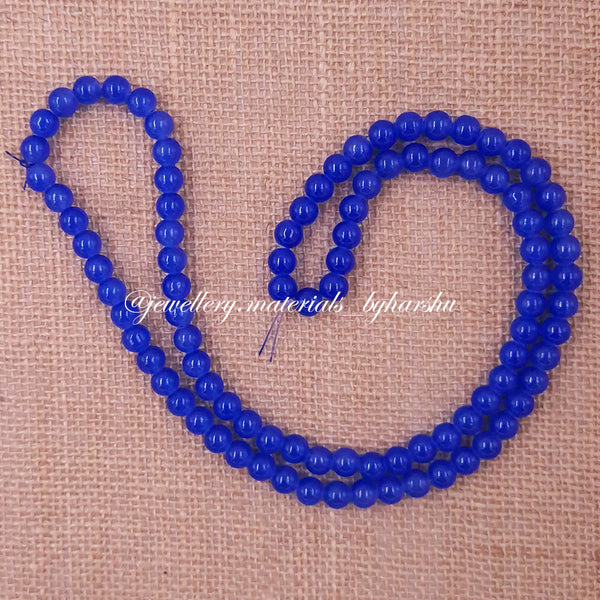 8MM Jelly Beads - Dark Blue