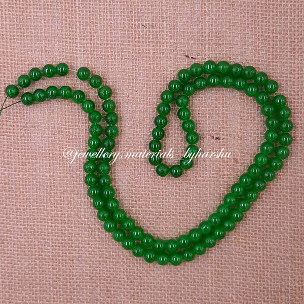 8MM Jelly Beads - Dark Green