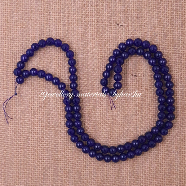 8MM Jelly Beads - Dark Purple