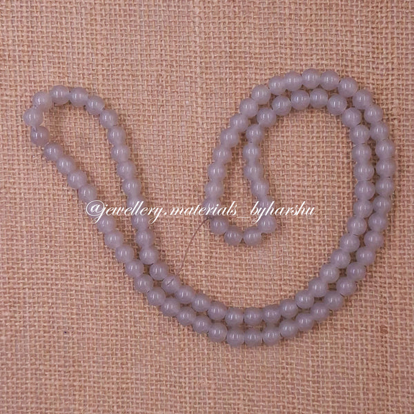 8MM Jelly Beads - Dark Grey
