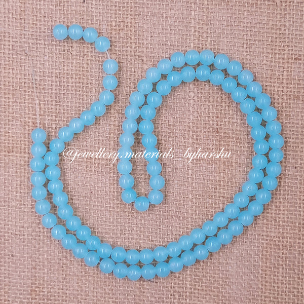 8MM Jelly Beads - Light Blue