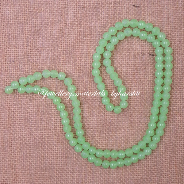 8MM Jelly Beads - Light Green