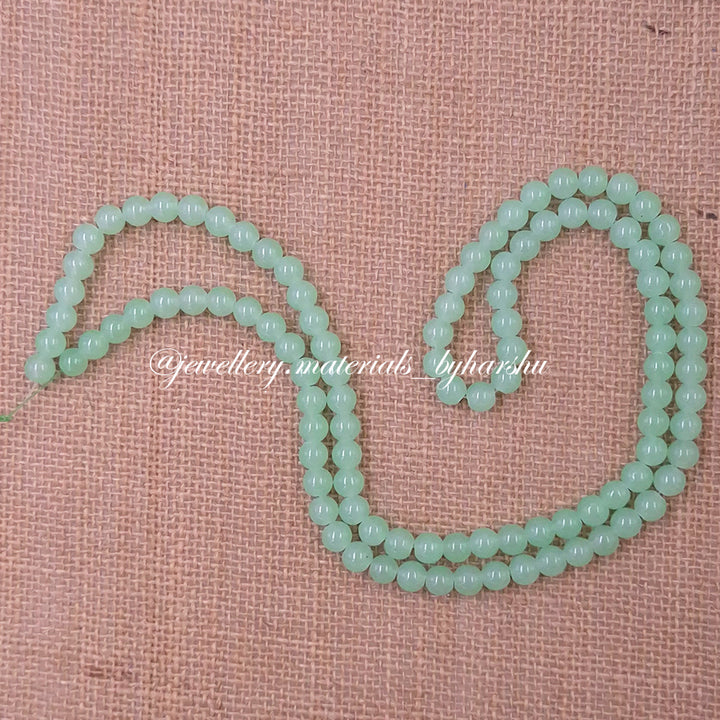 8MM Jelly Beads - Light Green