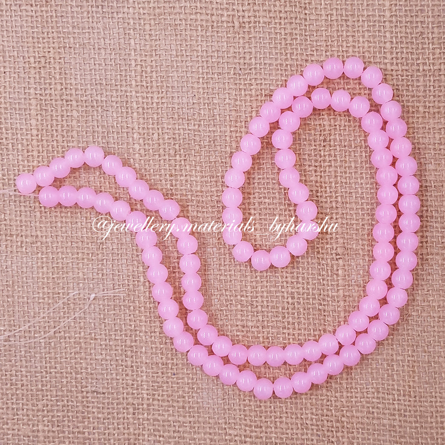 8MM Jelly Beads - Light Pink